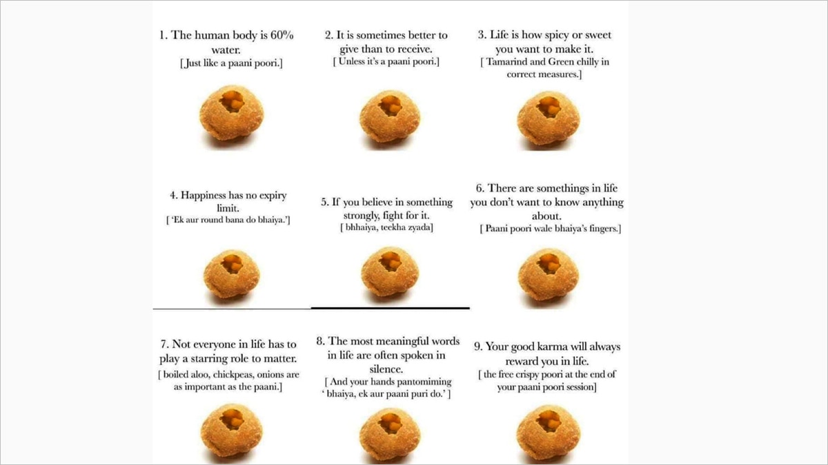 Harsh Goenka Paani poori tweet Harsh Goenka Paani poori tweet