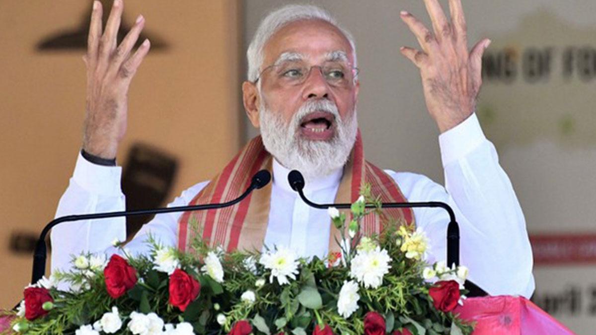 History of freedom struggle not about a few years or some people: Modi in Andhra
