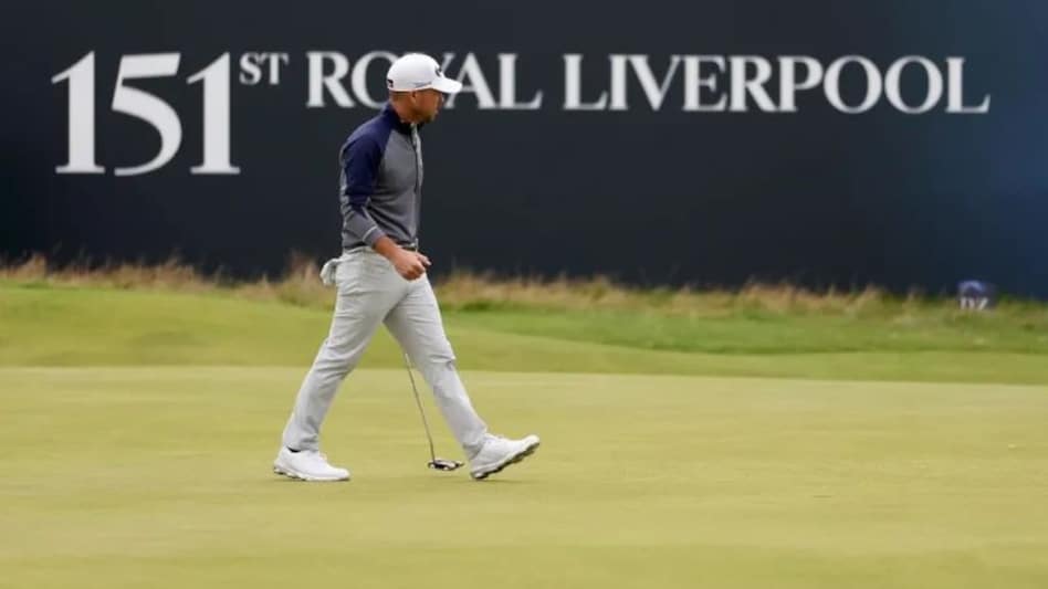Overnight leads Brian Harman of the US maintained a five-shot advantage over the field heading into the final day of the 151st Open Championship in Hoylake, England, on Saturday. Image courtesy theopen.com Overnight leads Brian Harman of the US maintained a five-shot advantage over the field heading into the final day of the 151st Open Championship in Hoylake, England, on Saturday. Image courtesy theopen.com