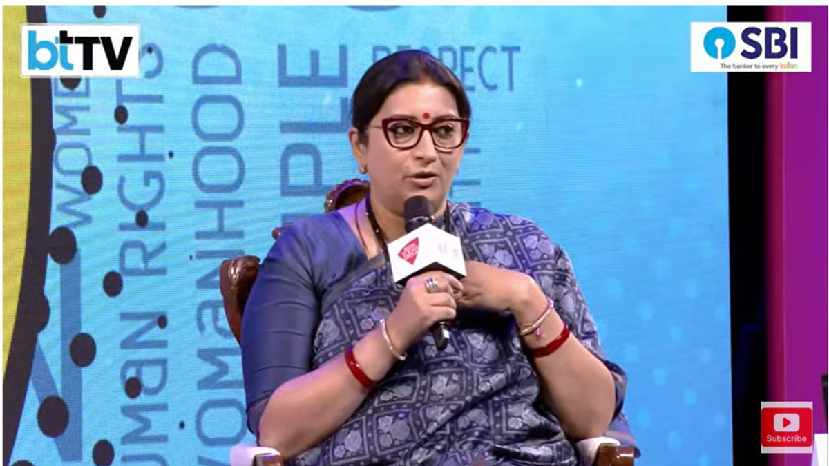 Union Minister of Women & Child Development and Minister of Minority Affairs, Smriti Irani