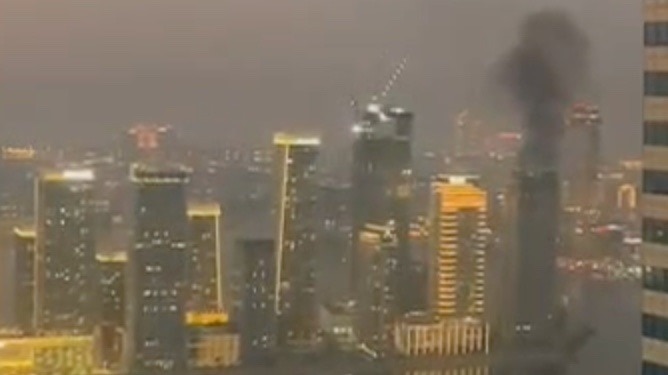 Iran has launched a massive, multi-front retaliatory campaign targeting at least six nations across the Middle East.