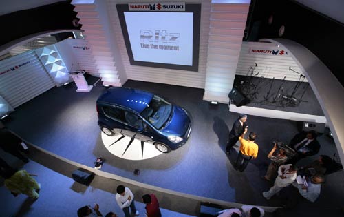 Glitzy launch of Maruti Suzuki's 'Ritz'