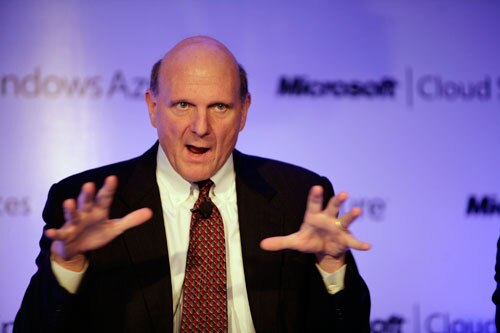 Microsoft CEO addresses media