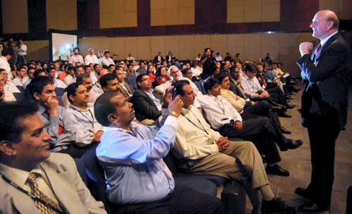 Microsoft's CEO Steve Ballmer in India