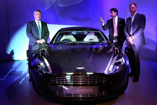 Aston Martin rolls on Indian streets