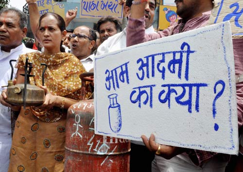Protest over fuel price hike