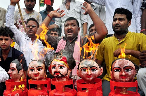 Protest over fuel price hike