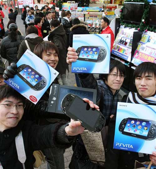 Sony PlayStation Vita hits stores