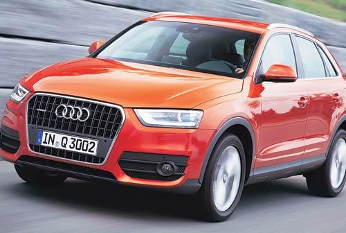 Top-end cars drive into India