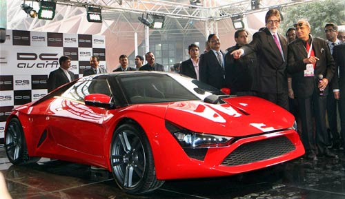 B-town stars sizzle at Auto Expo 2012
