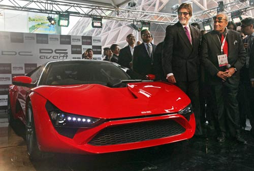B-town stars sizzle at Auto Expo 2012