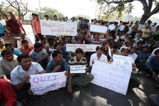 Telangana issue has been simmering in AP