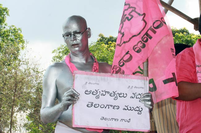 Telangana issue has been simmering in AP