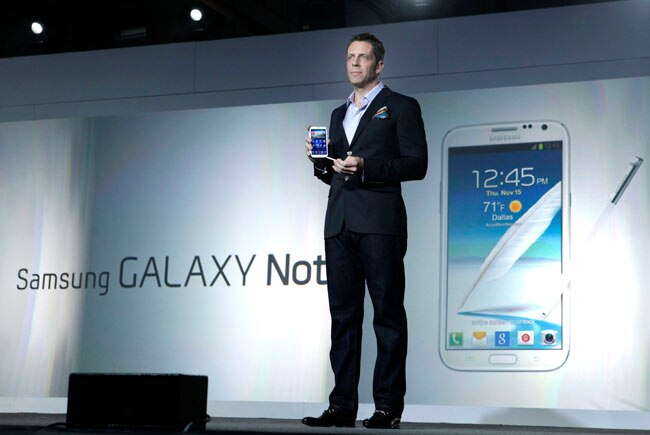 Samsung Galaxy Note 2 from close quarters