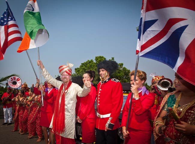 Branson re-launches Virgin's Mumbai-London flights in style