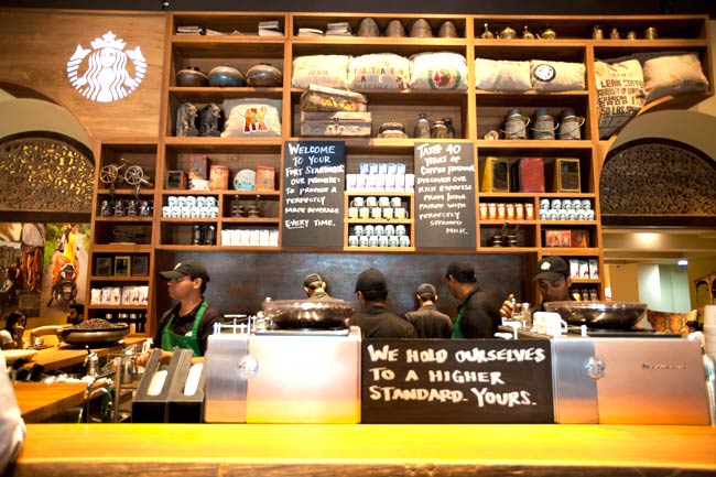 Queuing up for coffee @ Starbucks, Mumbai