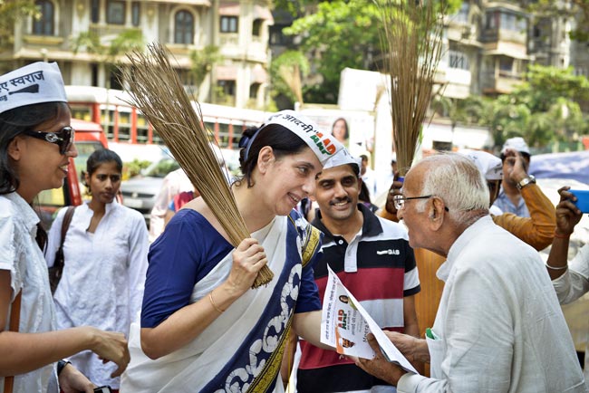 On campaign trail with Meera Sanyal 