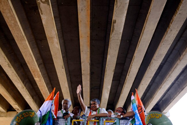 Photographer's diary: IT honchos on campaign trail