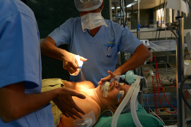 Business Today photographer Nilotpal Baruah covers a typical day in the life of Narayana Health Chairman and Founder Devi Prasad Shetty.