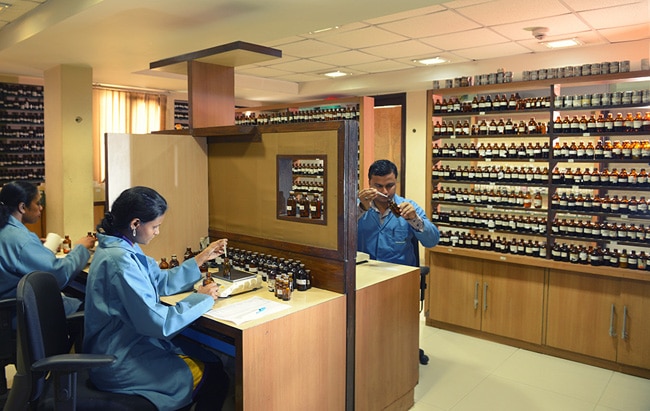 Creating a new fragrance is an art