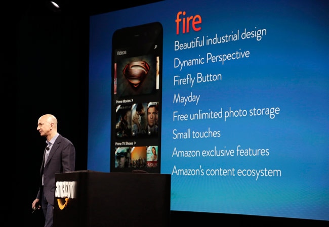 Amazon launches 3D, shopping-ready Fire smartphone