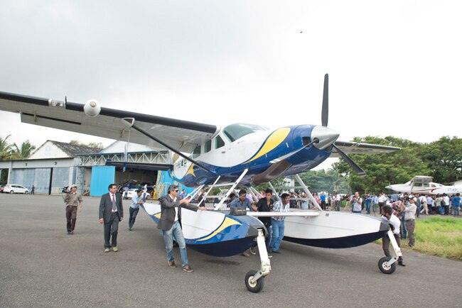 When Mumbai's first seaplane took its maiden flight