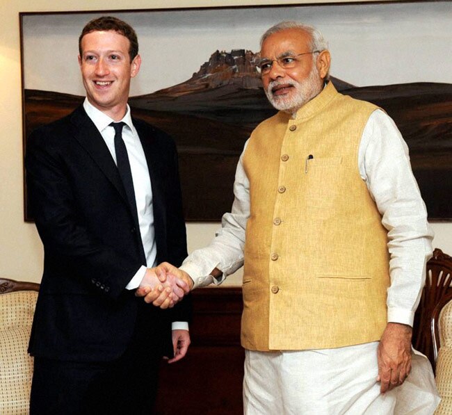 When Mark Zuckerberg met PM Narendra Modi 