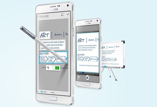 The sleek and stylish Samsung Galaxy Note 4