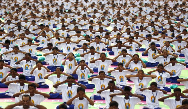 PM Modi leads over 37K people to mark International Yoga Day
