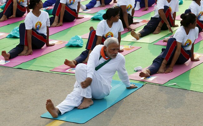 PM Modi leads over 37K people to mark International Yoga Day