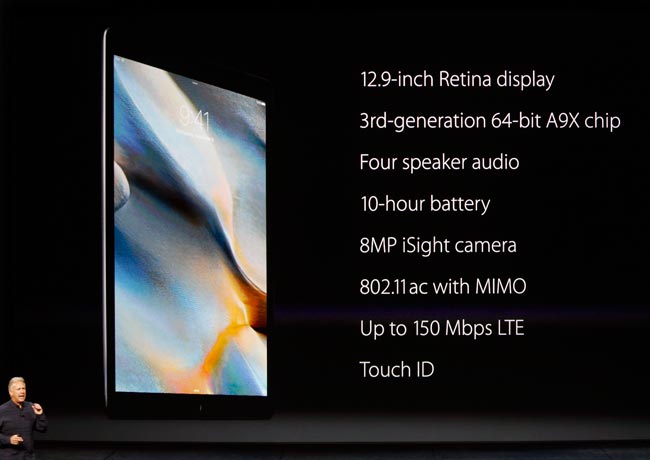 Apple launches 12.9 inch iPad Pro