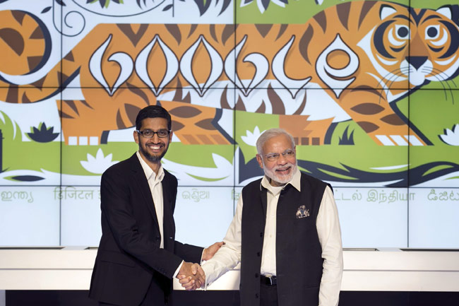 PM Narendra Modi's tour of Google campus in Silicon Valley