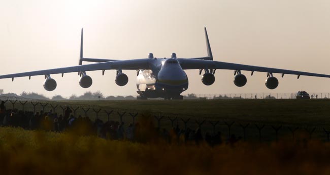 World's largest cargo plane lands in Hyderabad 