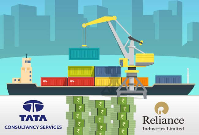 RIL, TCS race to $100 billion