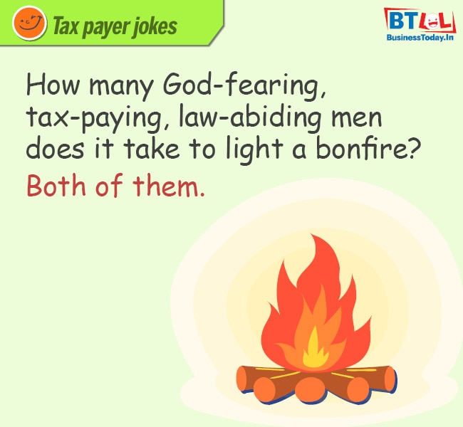 Taxpayers in light mood 
