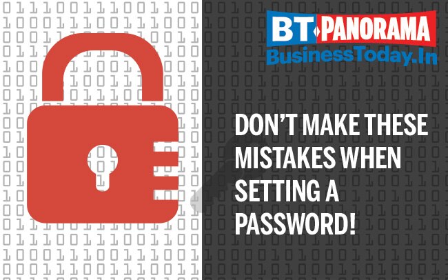 Don't make these mistakes when setting a password!
