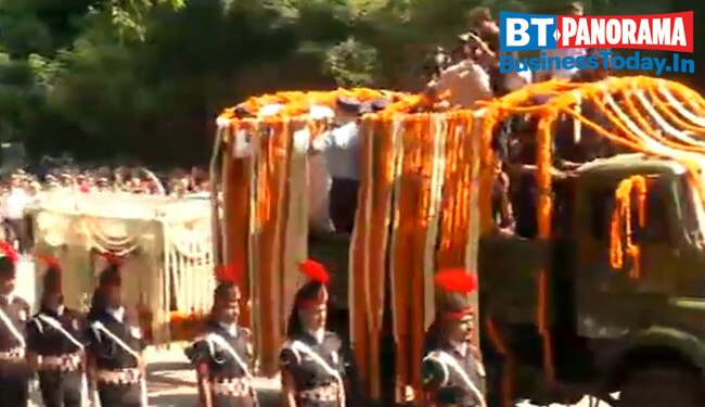 In Pics: The last journey of former PM Atal Bihari Vajpayee