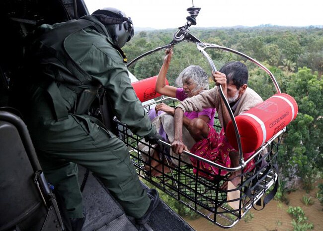 Companies, politicians, celebrities donate to flood-hit Kerala