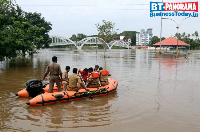 Companies, politicians, celebrities donate to flood-hit Kerala