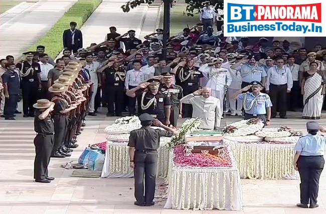 In Pics: The last journey of former PM Atal Bihari Vajpayee