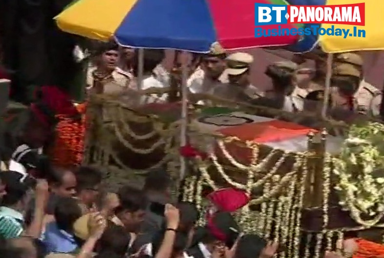 In Pics: The last journey of former PM Atal Bihari Vajpayee