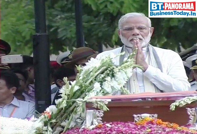 In Pics: The last journey of former PM Atal Bihari Vajpayee