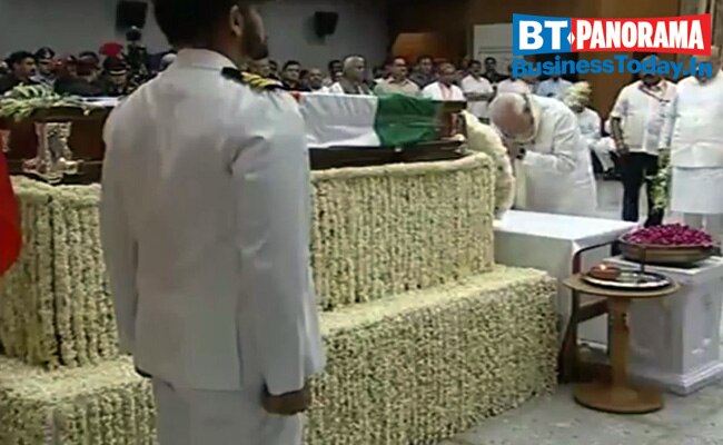 In Pics: The last journey of former PM Atal Bihari Vajpayee