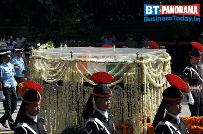 In Pics: The last journey of former PM Atal Bihari Vajpayee