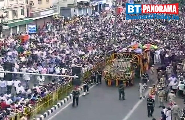 In Pics: The last journey of former PM Atal Bihari Vajpayee
