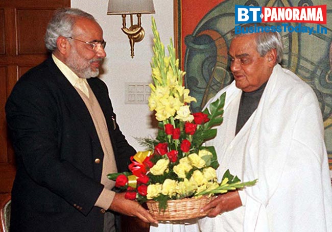 In pics: Narendra Modi, Atal Bihari Vajpayee's special moments   