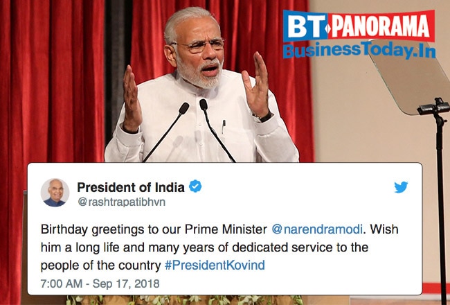 PM Narendra Modi celebrates his 68th birthday in Varanasi