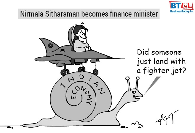 Cartoon of the Day: Nirmala Sitharaman is new FM and other jokes! Cartoon of the Day: Nirmala Sitharaman is new FM and other jokes!