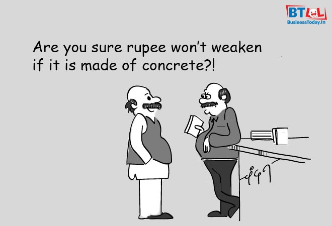 Cartoon of the Day: If rupee is made of concrete and other jokes! Cartoon of the Day: If rupee is made of concrete and other jokes!
