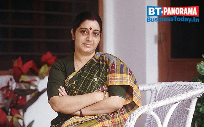Key milestones in Sushma Swaraj's  political career